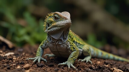 Obraz premium Lizard Portrait
