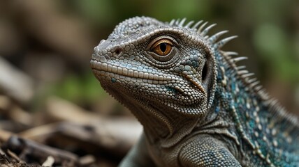Fototapeta premium Lizard Portrait
