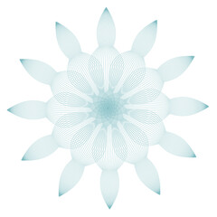 Abstract snowflake on white background. Snow Icons. Snowflake vector icons. Winter icon. Snow or Snowflake decoration for Christmas.