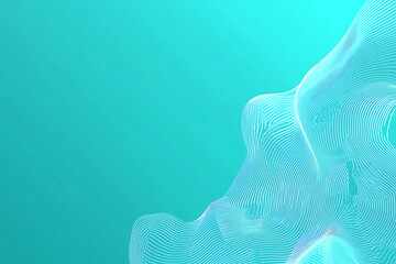 Futuristic vector illustration of a aqua circuit board with intricate digital tech elements, perfect for advanced technology backgrounds.