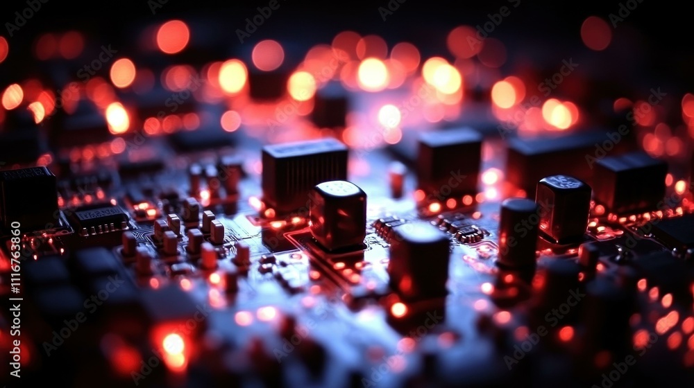 Poster smart tech malfunctions system reboots one main object high quality very detailed professional image