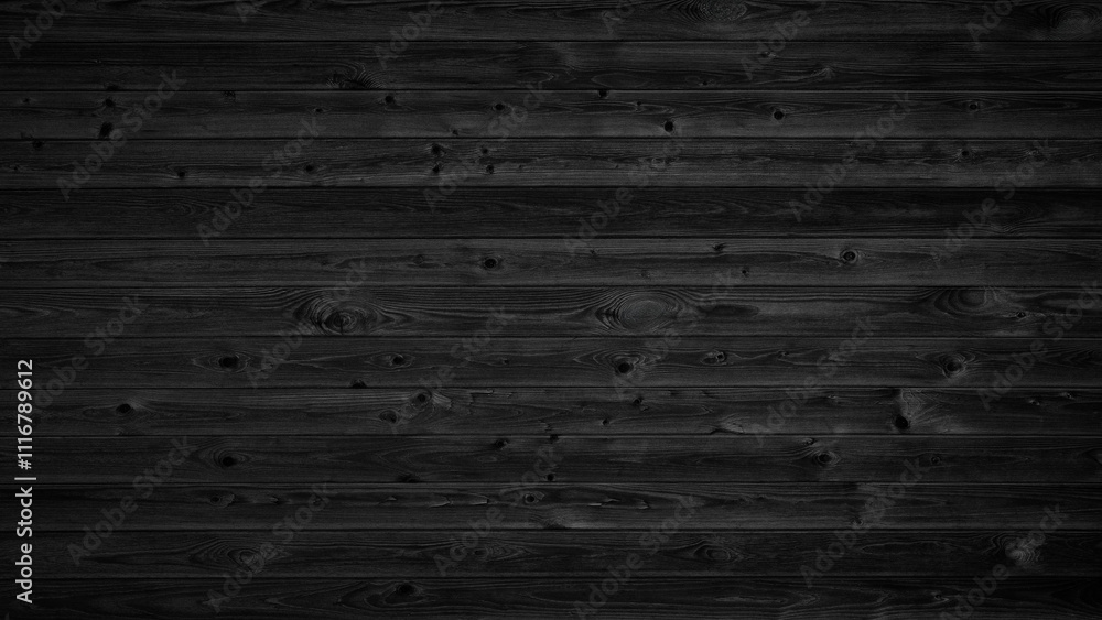 Poster a black background with a wood grain pattern. the wood grain is clearly visible in the background, g