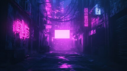Neon City Alley