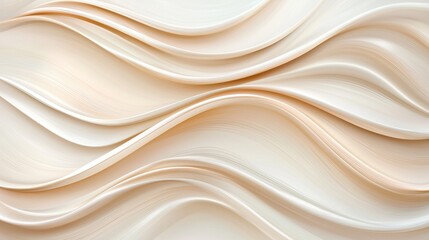 Fototapeta premium a close-up wavy line abstract pattern, dynamic flow, minimalistic linear style, monochrome, isolated on white background