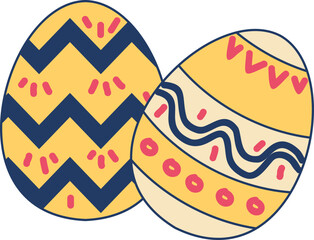 Hand Drawn Easter Egg Illustration