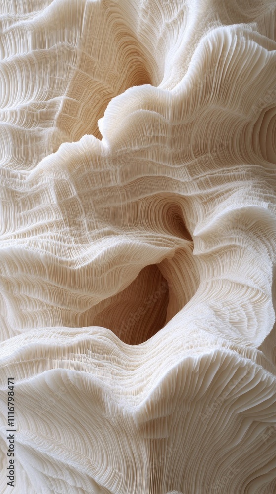 Poster intricate formations unveil a stunning arrangement of light and texture, showcasing a harmonious ble