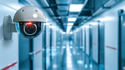Security and Monitoring: Surveillance cameras, access control systems, and security personnel monitoring the data center environment