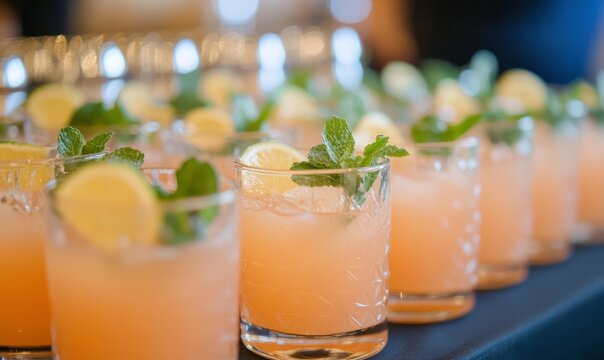 The mocktails are cleverly named after popular alcoholic drinks giving guests a taste of the fun without the hangover.