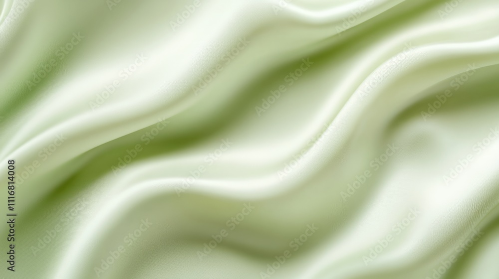 Poster light green background with soft shadows and a smooth texture, fresh and simple