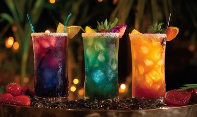 The mocktails are cleverly named after popular alcoholic drinks giving guests a taste of the fun without the hangover.