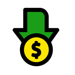 invest icon for graphic design