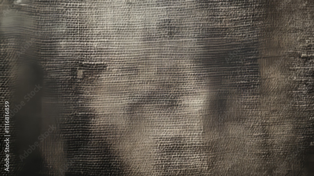 Poster a rough canvas texture with visible weave and subtle imperfections
