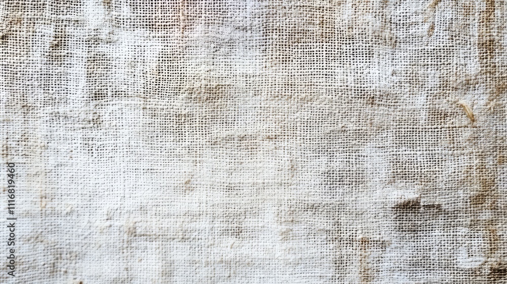 Poster a rough canvas texture with visible weave and subtle imperfections.