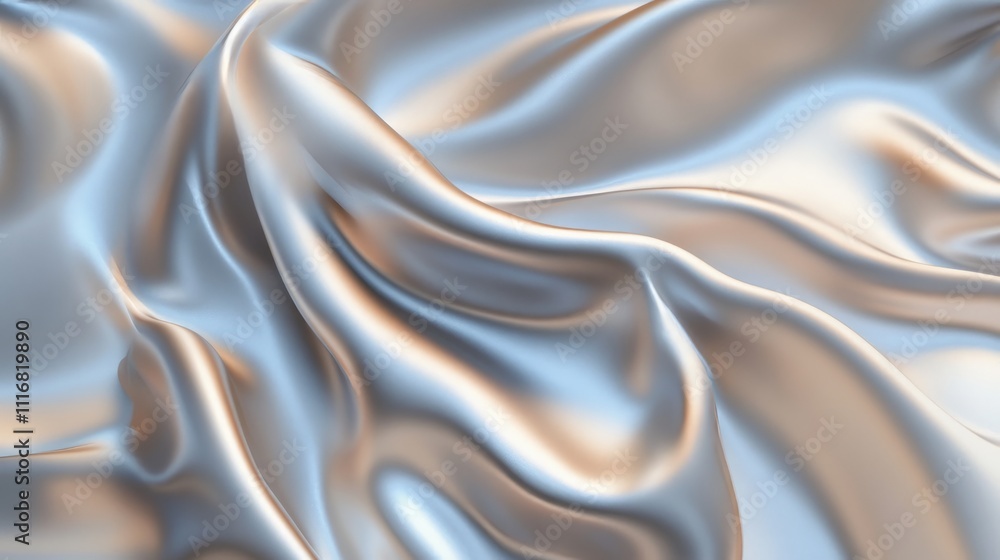 Aufkleber a smooth satin fabric texture with subtle light reflections and soft folds.