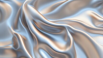 Fototapeta premium A smooth satin fabric texture with subtle light reflections and soft folds.