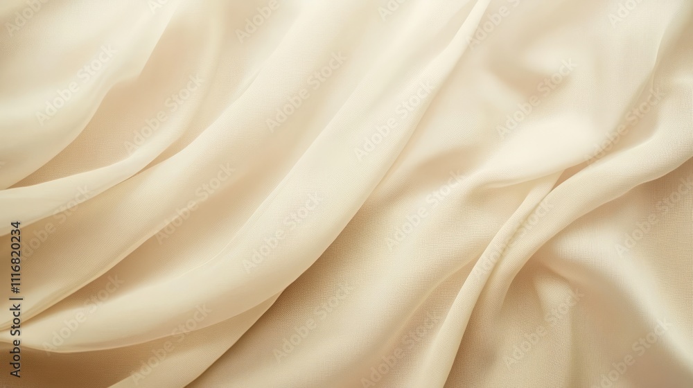 Aufkleber a soft beige background with subtle texture creating empty copy space