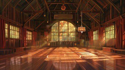 Fototapeta premium Delicate and artistic school or school background illustration