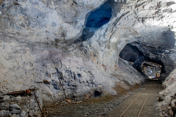 Disused mine where zinc and lead were extracted