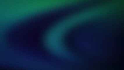 Abstract gradient featuring smooth transitions of green and blue hues with a grainy texture, creating a soft and blurred effect, ideal for backgrounds and creative designs