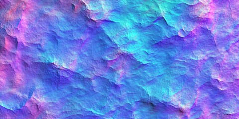 Obraz premium Abstract Digital Artwork Textured Surface Purple Blue Green Fluid Colors Psychedelic Design