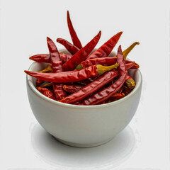 red hot chili peppers in bowl