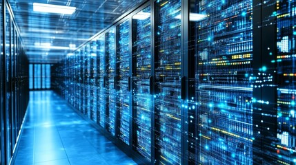 Data Center Server Room  Network Technology   IT Infrastructure