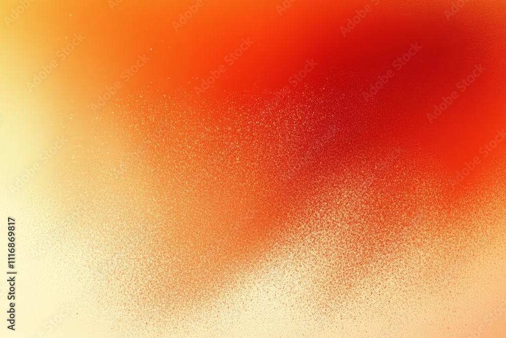 Poster orange gradient background with smooth transition from deep orange to pale yellow texture bright war