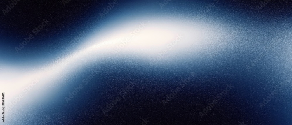 Aufkleber abstract digital art gradient background deep blue white grainy texture minimalist design calm smoot