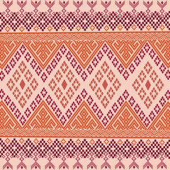 seamless knitted pattern with elements