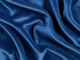 Obraz premium Elegant blue velvet fabric texture