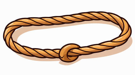Rope Cartoon Line Design Icon Symbol Vector Illustration