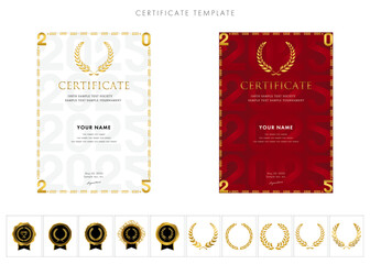 2025年お正月賞状２５１　certificate　award　表彰状　celebration