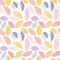 Obraz premium autumn leaves pattern