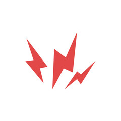 Lightning bolt icon on background for graphic and web design. Simple sign internet concept symbol for website button or mobile app