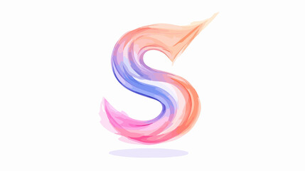 Naklejka premium Professional S Font Letter Vector Illustration for Design Projects