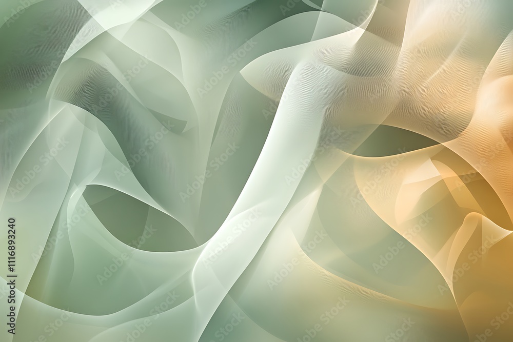 Poster a soft, abstract blend of flowing colors creating a serene and calming visual effect.