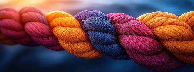 Team Rope Strength Connection Partnership Unity Cooperation Support Collaboration Community Empowerment