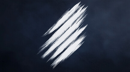 Vibrant White Brush Strokes with a Barbers Pole Design: Dynamic Art for Barber Shops