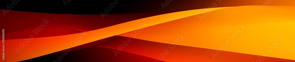 Poster abstract orange red background with geometric shapes and color gradient for modern design