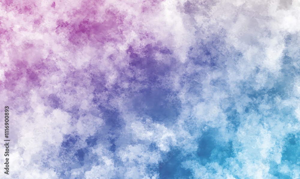 Poster abstract gradient background with soft colors blending from pink to blue.