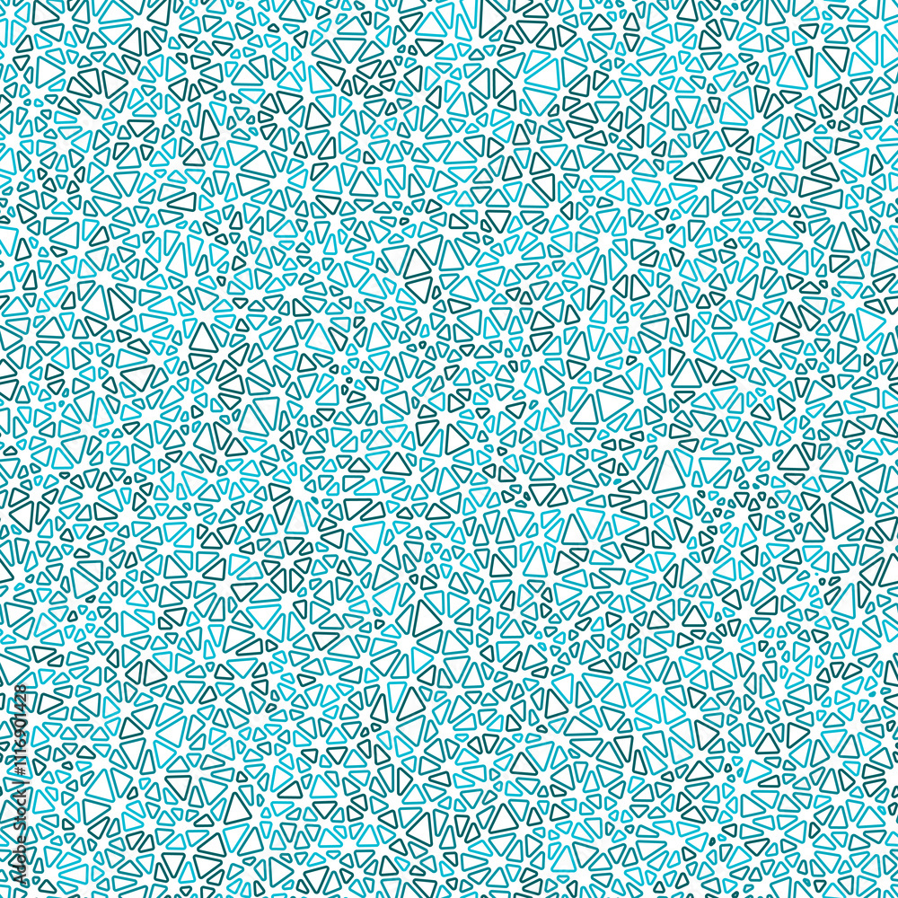 Poster triangular pattern background. tiny triangles size. mono tone style. rounded triangles outlined. rep
