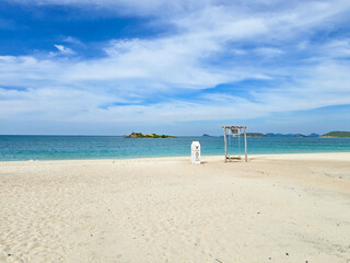 Serene beauty of Samae San Island with turquoise waters and pristine sands