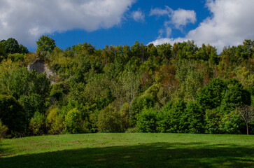 Fototapeta premium landscape with clouds
