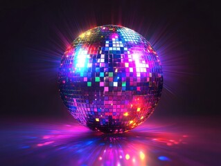 Obraz premium Disco Ball Light Show