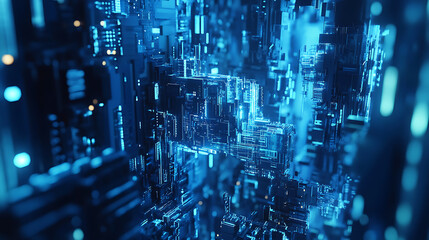 Naklejka premium Abstract Futuristic Technology Design
