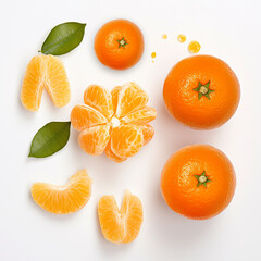 korean fruit tangerine mandarin 과일 귤
