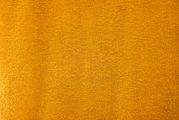 Texture of yellow towel fabric