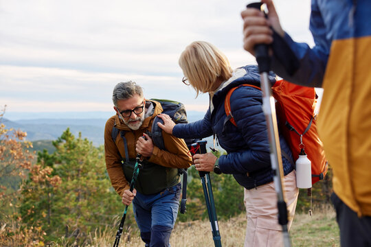 Man ran out of breath in the mountain