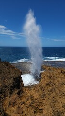 Quobba Blowholes in Western Australia