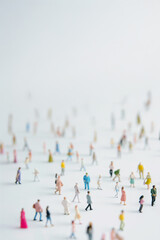 ミニチュアの人々 集団